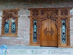 Pintu Jendela Kayu Ukir